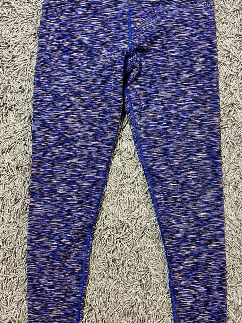 Marc New York Space-Dye Leggings in Blue and Purple